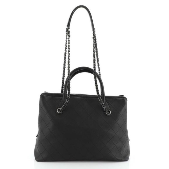 Chanel Urban Shopping Tote Quilted Caviar Large - Picture 4 of 16